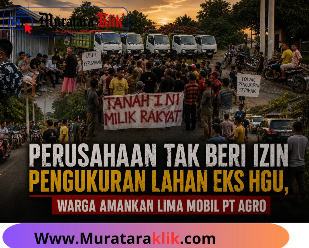 Perusahaan Tak Beri Izin Pengukuran Lahan Eks HGU, Warga Amankan Lima Mobil PT Agro